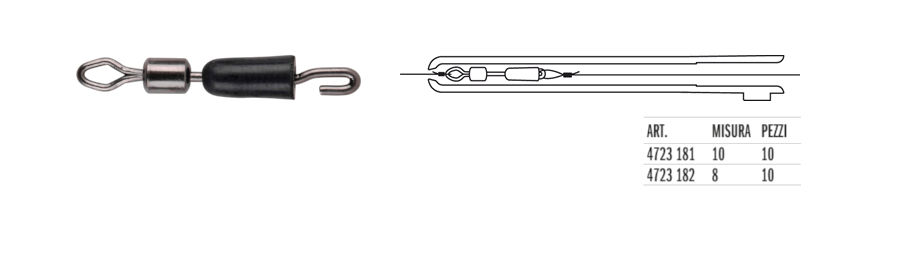 SPRO CRESTA INSIDE TUBE HOOK CONNECTOR